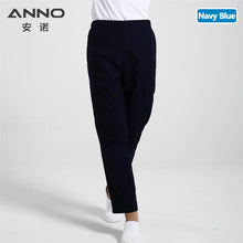 ANNO Multi function Nurse Uniform Bottoms Cotton More Pockets Work Trouser Dental SPA Nursing Scrub Pants