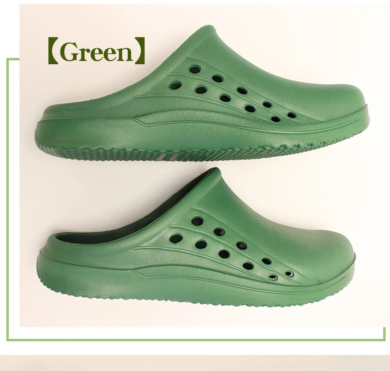 Non-slip Doctor Work Shoes Step-in Medical Clogs Premium Operating Room Shoes EVA Hospital Scrub Clogs Soft Dentist Vet Slippers