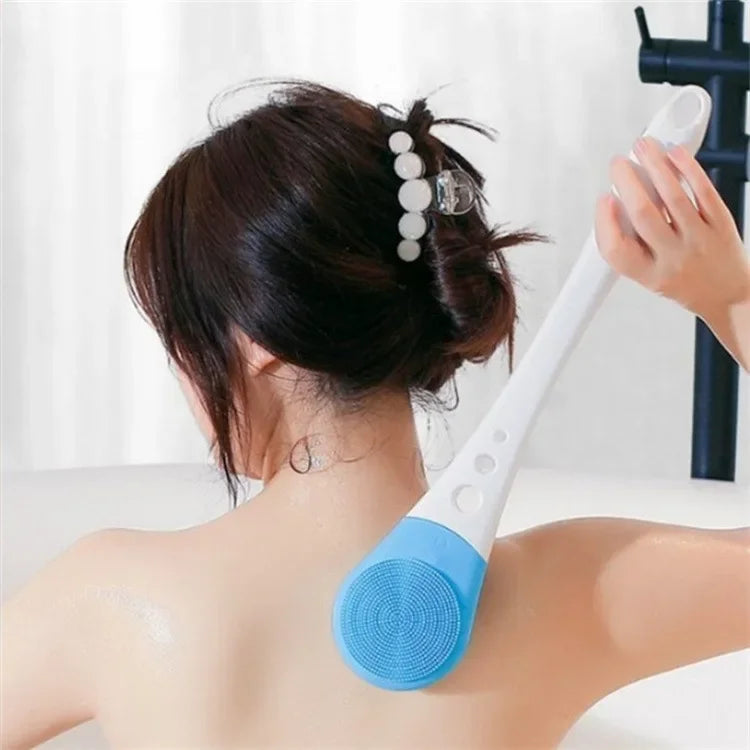 New Waterproof Electric Bath Brush Long Handle Scrub Brush Back Scrubber Five-In-One Shower Brush Home Use Bathing Device