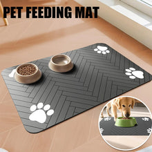 Pet Feeding Mat For Food And Water Bowl Absorbent Quick Dry Pet Placemat With Rubber Backing For Dog And Cat 3040/4050/4060 Cm
