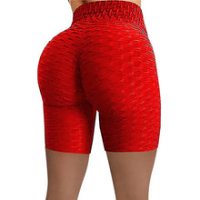 2026 Women's High Waist Bubble Sports Yoga Pants, Hip Lifting Slimming Elastic Five Point Shorts Outdoor Casual Shorts