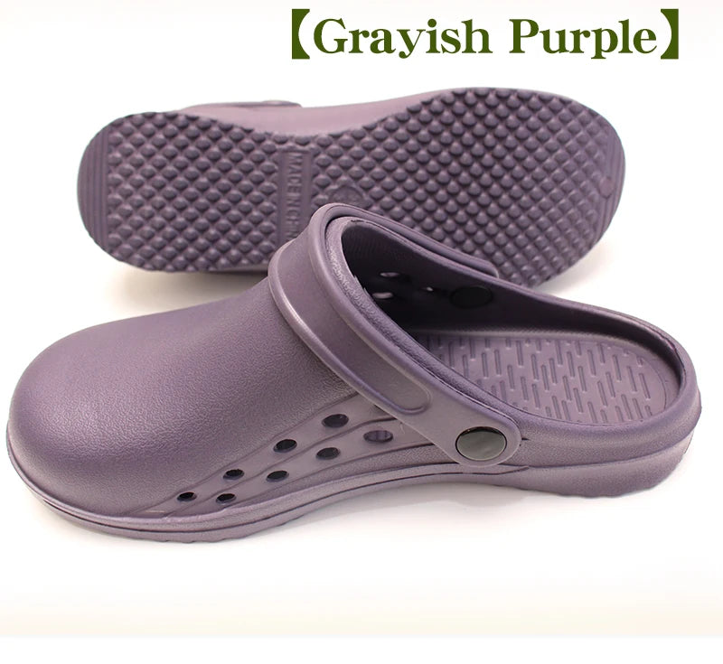 Non-slip Doctor Work Shoes Step-in Medical Clogs Premium Operating Room Shoes EVA Hospital Scrub Clogs Soft Dentist Vet Slippers