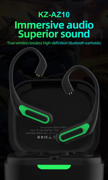 KZ AZ10 Bluetooth 5.4 Wireless Ear Hook Earphones Upgrade Cable HiFi Headset Sport Game Headphone Line For KZ ZS10 PRO ZSX ZAS