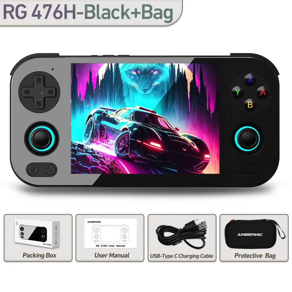 Anbernic RG476H Retro Game Console Android 13 Unisoc T820 RG 476H Handheld Game 4.7-inch LTPS Multi-Touch Screen Online Fighting