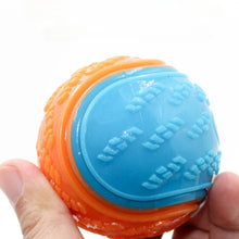 Dog Squeaky Balls Toy Dog Soft TPR Chew Toy Dog Pet Teeth Cleaning Bite Resistance Puppy Training Sound Toy Pet Supplies
