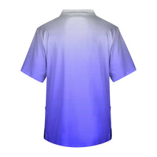 Men 's Nurse Uniforms Pet Shop Doctor Set Medical Dentist Overalls Summer Lab Workwear Short Sleeve Gradient Print Nursing Top