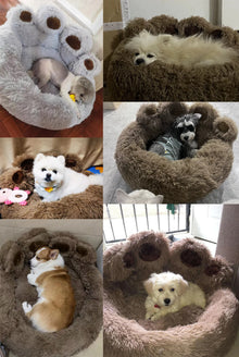 Fluffy Dog Bed Winter Plush Kennel Accessories Pet Products Large Dogs Beds Bedding Sofa Basket Small Mat Cats Big Cushion Puppy