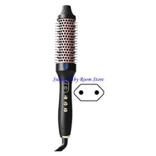 K1AD Multi Function Hair Brush For Straightening And Curling Volumizing Dry Or Wet Hair ABS Material Lightweight Design