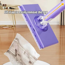 Hands-Free Mini Cleaning Mop for Floor/Window 360°Rotation Mop Wet and Dry Use Household Kitchen Cleaning Tool