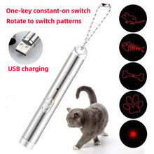 3-in-1 Laser Pen Cat Teaser, Purple Light Illumination Laser Infrared USB Moon Light Cat Toy