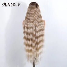Noble 36 Inch Lace Front Wig Body Wave Ombre Blonde Cosplay