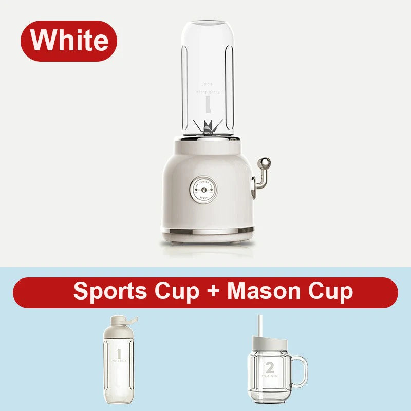 Electric Juicer Mini Portable Baby Food Mixer Grinder Automatic Fruit Juice Extractor Squeezer Smoothie Milkshake Blender Cup EU