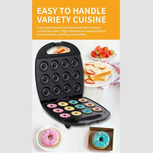 Family Friendly Double Sided Heating Doughnuts Maker Baking Machine for Breakfast Dessert Kitchen Cooking Accessories