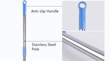 Floor Cleaner 360 Degree Rotating Mop Pole Thickened Stainless Steel Retractable Hand Press Spin Dry Magic Mop Cleaning Mop Spin
