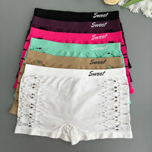 Seamless Sports Underpants Skirt Seamless Knickers Shorts Under The Skirt Sexy Side Mesh Hollow Out Boxer Panties Safety Panty
