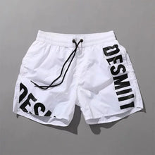2025 Summer Light Loose Three-point Sports Men's Breathable Quick-drying Swimming Beach Shorts Fitness Leisure Versatile Chic