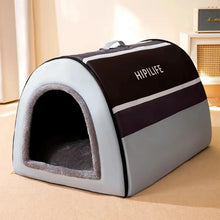 Removable Dog Warm House Washable Pet bed for Large Medium Dogs Travelling Portable Classic Design Pet House Sleeping Bed