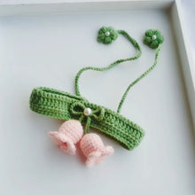 Cat Collar Pet Kitten Drool Scarf Novice DIY Hand-knitting Cat and Dog Bib Accessory Material Kit