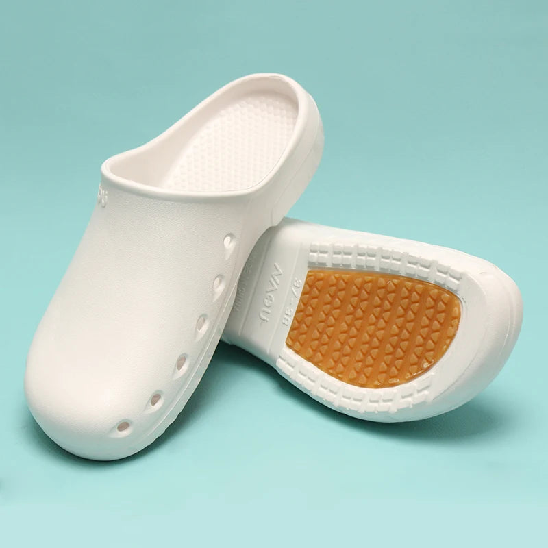 Doctor Scrub Clogs Light Nurse Slippers Medical Shoes Non-slip Dentist Surgical Shoes Soft Pet Hospital Scrub Clogs X09-05