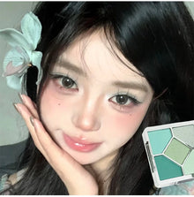 5 Colors Eyeshadow Palette Purple Glitter Pearlescent Matte Eye Shadow Shimmer Makeup Long Lasting Women Beauty Eye Cosmetics