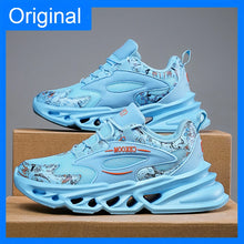 Men Sports Shoes Breathable Mesh Thick Sole Shock-absorbing Anti Slip Outdoor Fitness Shoes New Durable Light Running Shoes