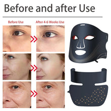 New Arrival Quad Chips 4 Color Silicon Beauty Mask 450nm 660nm 850nm LED Red Light Therapy Face Medical Home Office