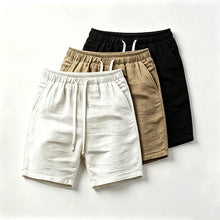 Men Linen Drawstring Waist Shorts Regular Fit Beach Resort Travel Daily Outdoor Vacation Casual Summer Walk Short Pants