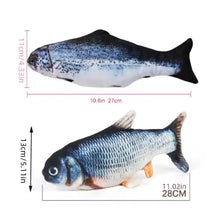 Jouet pour chat et chien en forme de poisson, rechargeable par USB, simulateur de poisson électrique, jouet interactif pour le dressage, le nettoyage des dents et la mastication des animaux