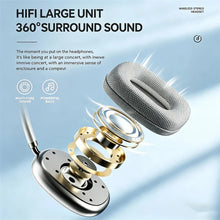 KEBIDUMEI Bluetooth 5.3 Headphones with LCD Screen Noise Cancellation Wireless Headsets 3.5mm Wired Over Ear Gaming Earphones