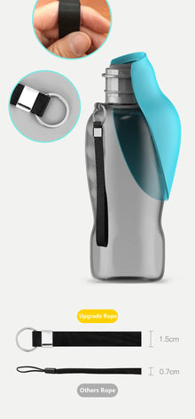 Gourde portable pour chien, distributeur d'eau de voyage pour petits, moyens et grands chiens, écuelle pour animaux, accessoires d'alimentation pour Labrador