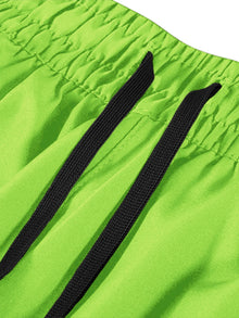 Women's Double Layer Running Shorts Quick Dry Three-Quarter Length Sportswear Casual Sporty Look Fake Two-Piece Set