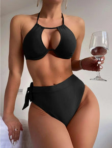 Push Up Underwire Padded Swimwear Women High Waist Bikini  Mujer Banador Badpak Dames Maio Biquinis Maillot Femme