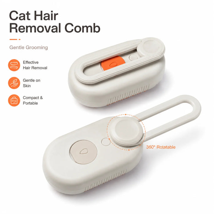 Brosse de toilettage vapeur rechargeable pour chat, brosse vapeur pour éliminer les poils morts, brosse électrique 3 en 1 autonettoyante avec spray pour chien, peigne de massage pour animaux