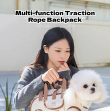 Dog bag out portable breathable multi-functional traction backpack Easy to Clean Backpack Breathable Adjustable cat bag petstrap