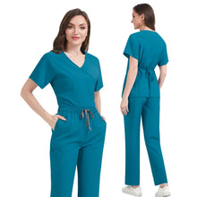 Slim Fit Women Scrubs Sets Hospital Medical Uniforms Nurses Accessories Dental Clinic Beauty Salon Spa Pet Lab Workwear Clothes