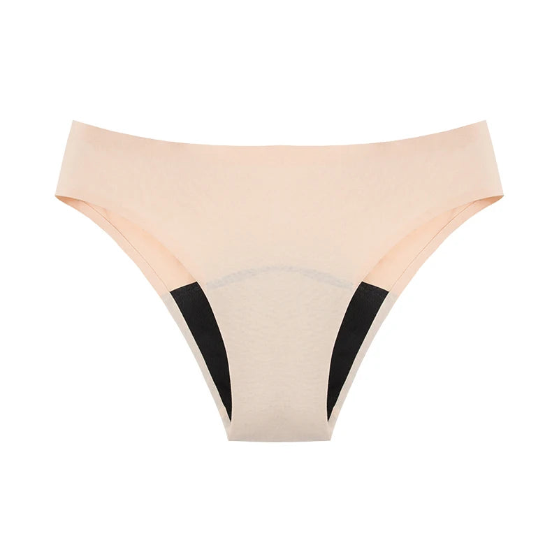 1Pcs Menstrual Briefs For Women Period Cycle Underwear Viscose Bamboo Cotton Panties 4-Layer Absorbent Leakproof Lady Lingerie