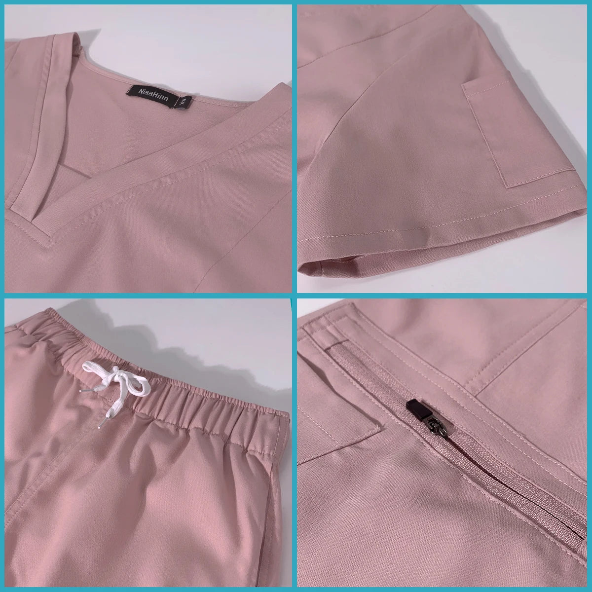 High-quality Thickened New Slim Operating Room Medical Uniform Set Short-sleeved Nurse Nursing Accessories Surgical Gown XS-XXL