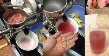 Stainless Steel Manual Juicer Extract Ginger Juice Machine Wheat Grass Juicer Auger Slow Squeezer