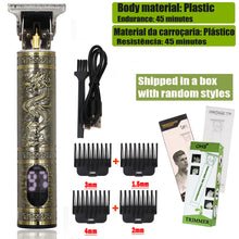 T9 Hair Clipper 0mm Barber Shaver Beard Trimmer Electric