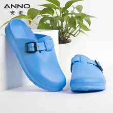 ANNO EVA Soft Shoes Clinical Hospital Clogs Slippers Shoes Man Women Shoes with Strap Work Clog Doctor Nurse Shoes Flat Footwear