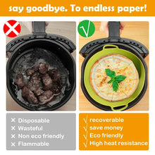 New Silicone Air Fryers Oven Baking Tray Basket Reusable Airfryer Pan Liner Mold Pizza Mat Replacement Grill Pan Accessories