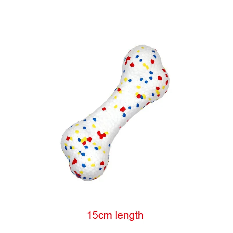 Bite Resistant Solid Dog Ball Toys for Small Dogs High Elasticity E-TPU Pet Chew Ball Toy Non Squeak Interactive Puppy Toy