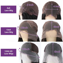 Gray Purple 28 Inch Loose Deep Wave HD Lace Front Wig 13x4