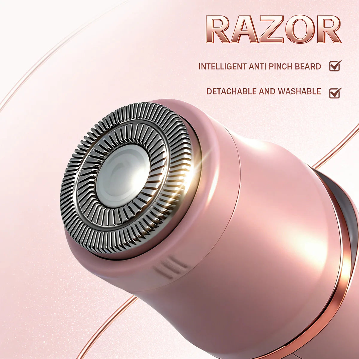VGR 5 In 1 Lady Care Cordless Hair Trimmer IPX7 Set V763