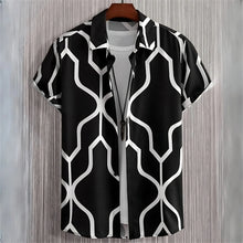 2026 Summer New Style Men's Short-Sleeved Shirt with 3D Pattern Printing for Street Casual Fashion Comfortable Soft Breathable