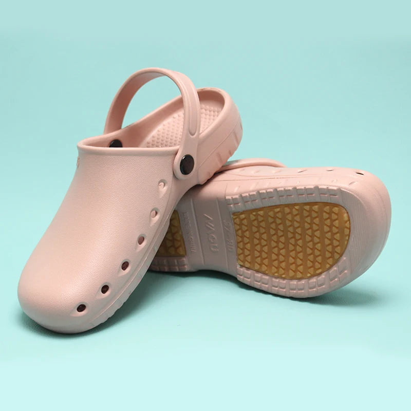 Doctor Scrub Clogs Light Nurse Slippers Medical Shoes Non-slip Dentist Surgical Shoes Soft Pet Hospital Scrub Clogs X09-05