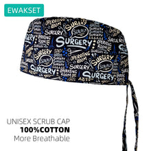 Cotton Unisex Scrub Cap with Sweatband Adjustable Surgical Cap for Women Men Doctor Nurse Clinic Hospital orthopedics Hat