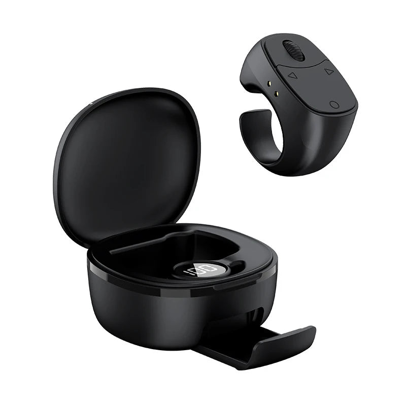 Remote Control Wireless Bluetooth Roller Fingertip Ring  portable Mobile Selfie Mice Video Automatic Page Turner Browsing Ring