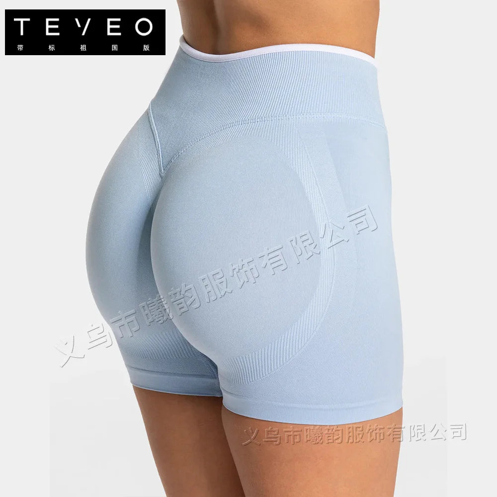 Seamless Yoga Shorts For Women Quick Dry Nylon Fitness Gear