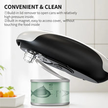 Ouvre-boîte électrique automatique compact, outil de cuisine portable à une touche pour bocaux et bouteilles, ouvre-boîte rechargeable facile à ranger